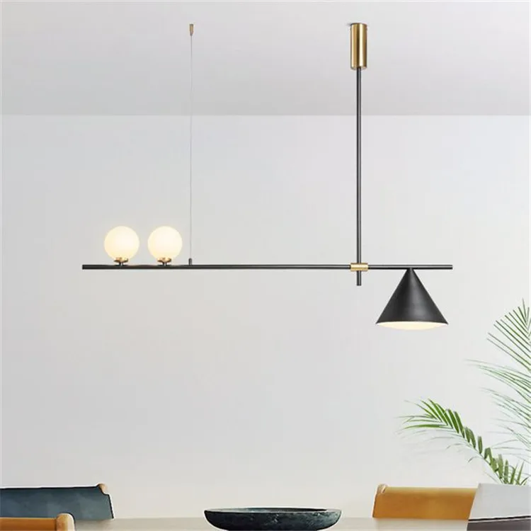 Nordic minimalista feijão mágico design pingente lâmpada