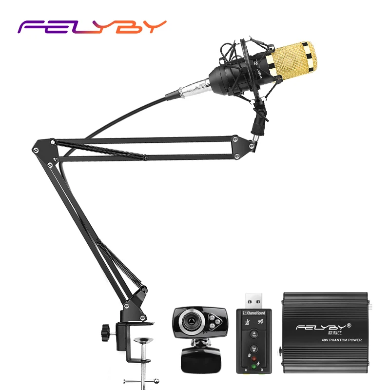 Professional condenser microphone BM 800 BM 800 microphone 48v phantom