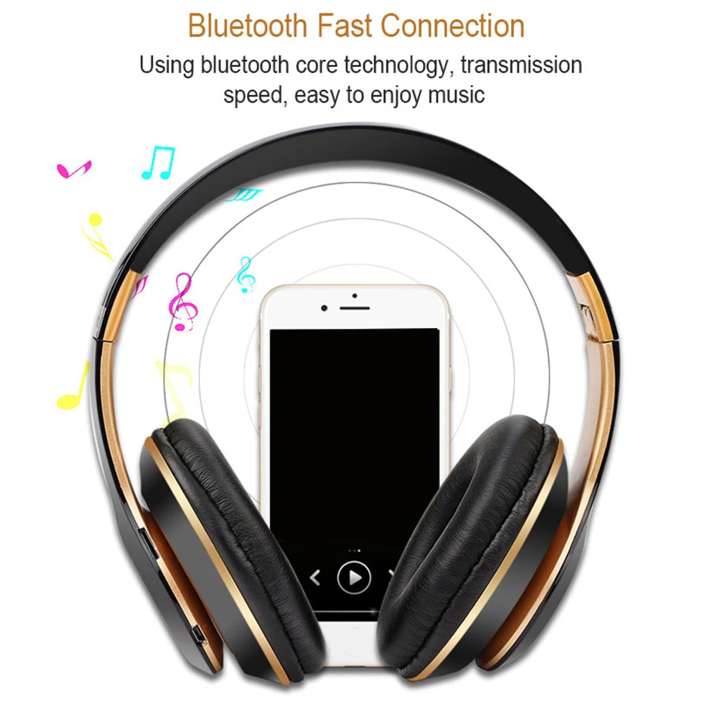 Новые S6 Bluetooth наушники беспроводные стерео гарнитуры с микрофоном/tf картой