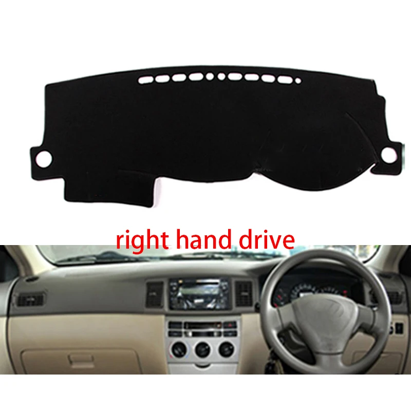 Для Toyota corolla EX 2004 2005 2006-2011 Автомобильный Коврик для укладки приборной панели наклейка на приборную панель Крышка Солнцезащитная Накладка для приборной панели