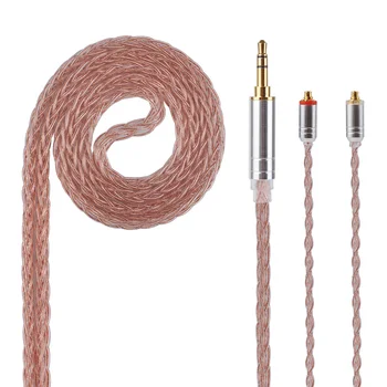 

AK Kinboofi 8 Core Silver Plated Cable 3.5/2.5/4.4mm Earphone Cable With MMCX/2pin Connector for ZSN ZS10 PRO ZSX TRN X6 C16 C12