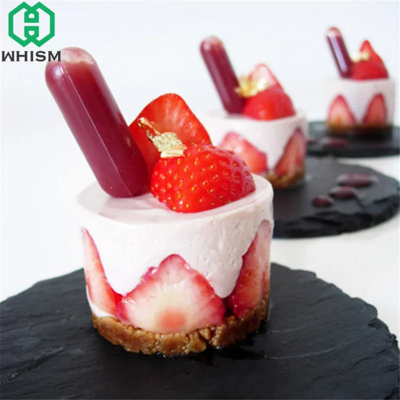 

WHISM 4ml Plastic Transfer Pipette Transparent Macaron Dispenser Cupcake Strawberry Dropper Ice Cream Chocolate Squeeze Droppers