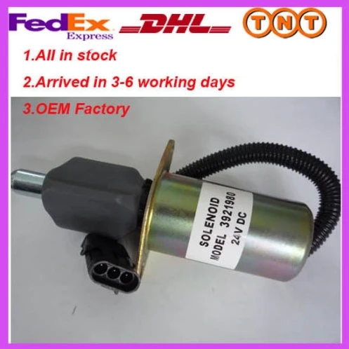 

Fuel shutdown solenoid 3921980 shut off solenoid 6CT/6CTA 24V