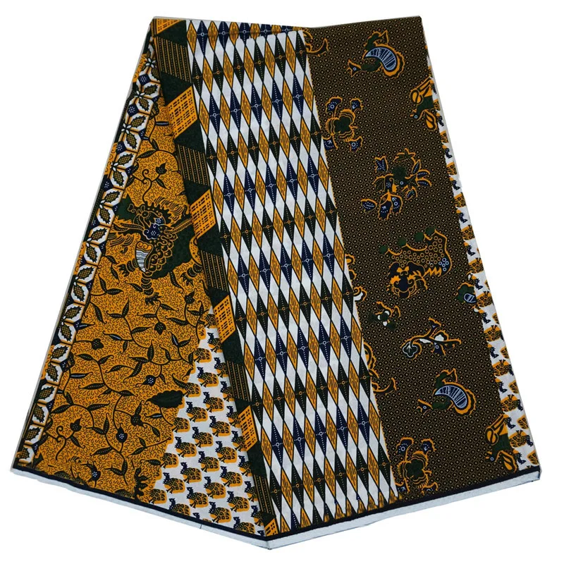 

Ankara fabric best quality!! veritable dutch real wax,african printed fabric 100% cotton Nigeria ! V589