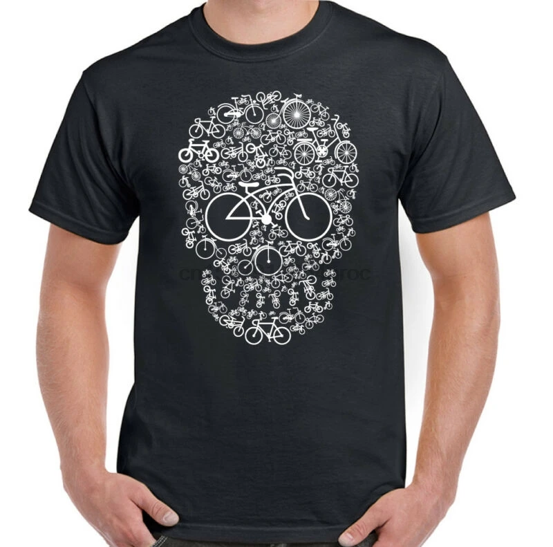 

Fahrrad Totenschdel Lustige T-Shirt Cyclist Kreis Dh MTB Racer Bike