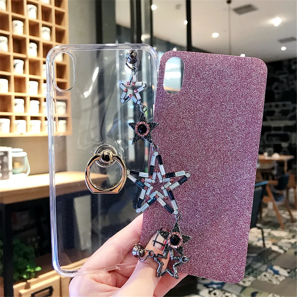 

Hot TPU Glitter Ring Buckle Fitted Case For Samsung S9/S9 PLUS/S10/S10Plus,Bracelet DIY Cover For Samsung S10 Edge/S10 Lite Case