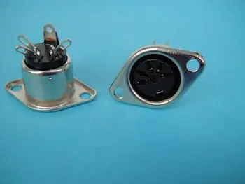 

20 5 Pin Female DIN Plug Panel Mount MIDI Connector 5PD