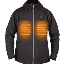 12 В 5000 мАч батарея с подогревом куртка комплект зимние мужские походные куртки с капюшоном водонепроницаемый с подогревом пальто ветровка охотничья одежда