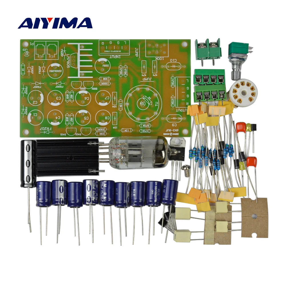 Aiyima AC12V 6N3 трубный буфер биле плата предварительного усилителя для фильтрации