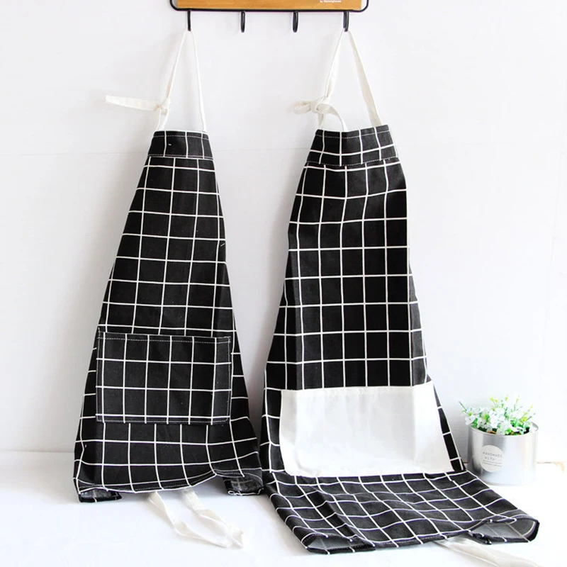 Parent-Child Kitchen Cooking Bib Apron Cotton apron overalls Lady Women Men High-grade Kitchen Apron Cooking Accessory