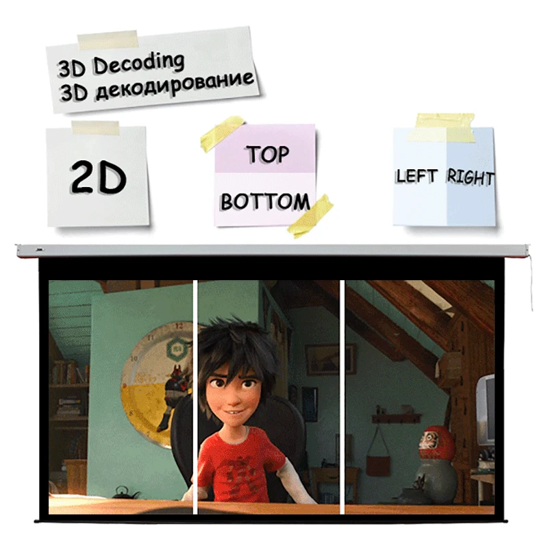 Nierbo Полный 3d интерактивные Портативный проектор 4 К школы Android WiFi офиса