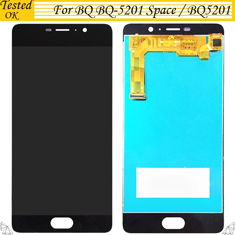 

Tested Working 1280*720 LCD For BQ BQ-5201 space BQS 5201 BQS BQ 5202 BQ-5202 LCD Display Screen With Touch Screen 5.2" Assembly