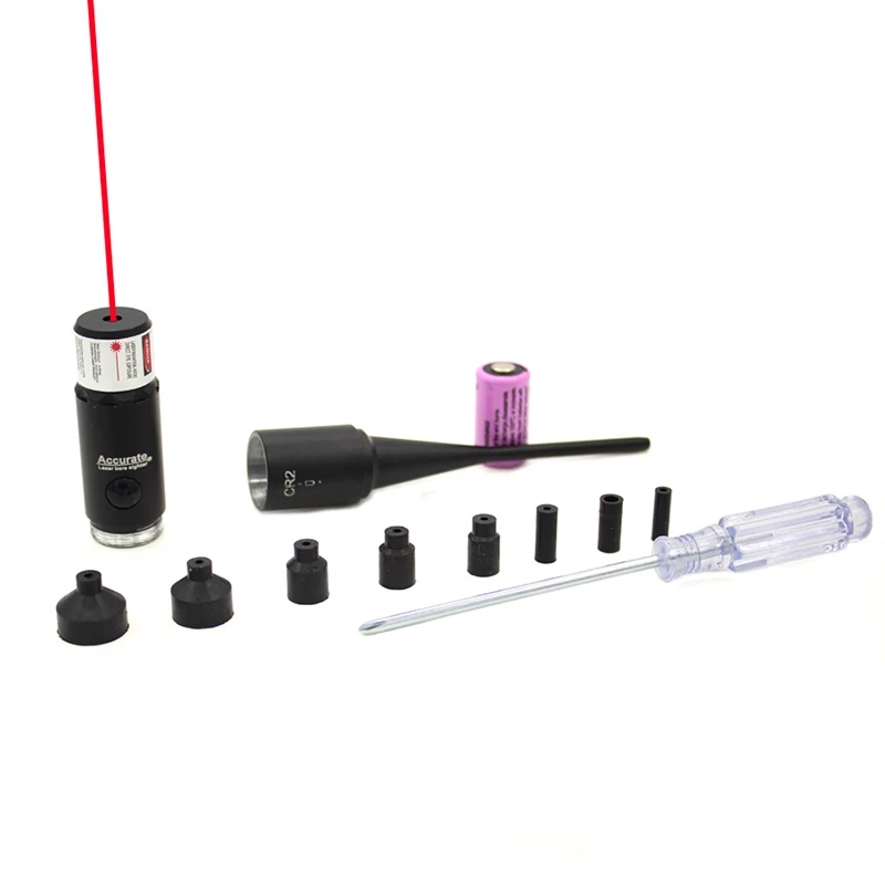 

Bore Sighter Kit .22 to .50 Caliber Tactical Green/Red Dot Sight Boresighter with On/Off Switch --M25