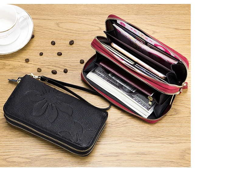 Women genuine leather wallet 13