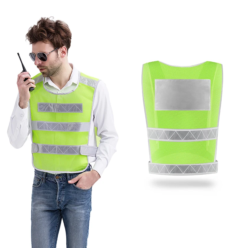 

Police Vests Safety Reflective Signal Work Clothes Construction Grid Vest High Visibility Jacket Safety Protective Clothing