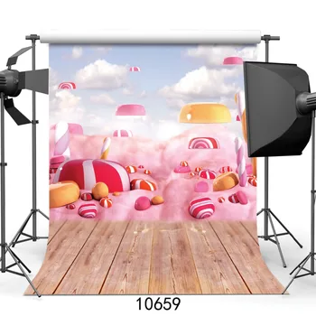 

5X7ft children kdis Party Photo background photography backdrop sweets backgrounds Fond studio photo vinyle