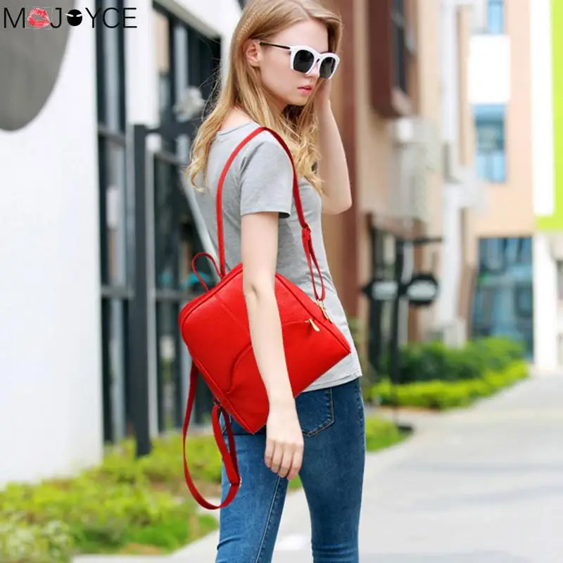 Высокое качество из искусственной кожи Для женщин рюкзак mochila большой Ёмкость