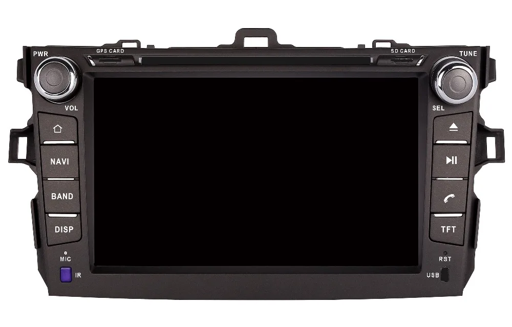 Top 8" Car DVD player with GPS(optional,audio Radio stereo,BT/TV,car multimedia headunit for TOYOTA COROLLA 2006 2007 2008 2009 2011 11