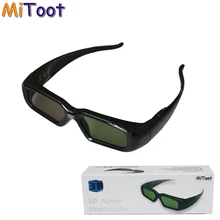 MiToot 5pcs Active Shutter 3D glasses DLP glasses for BenQ W1070/W750/W1080ST Acer/Optoma/Dell 96-144HZ DLP-LINK projectors