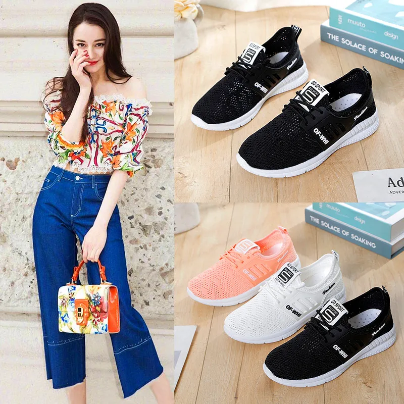 

Women Vulcanize shoes Sneakers For Women Light Solf Trend Woman Athletic Shoes Zapatillas Mujer 2019 Women Sports Shoes Outdoor
