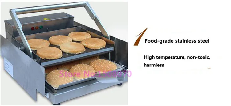Электрический гамбургер машина/доска булочка тостер/барбекю машина