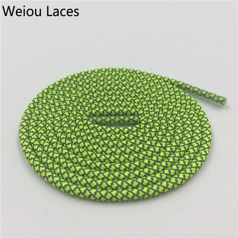 Weiou Safty Round Boot Shoe Laces Running Shoestrings Plastic Tips Factory Shoelaces Cheap 3m Latchet For Sneakers boots canvas