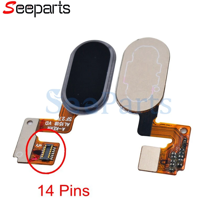

Meizu M3 Note Button Fingerprint Flex Cable Ribbon Replacement Parts / Meizu M3 Note Home Button Identification Sensor Flex