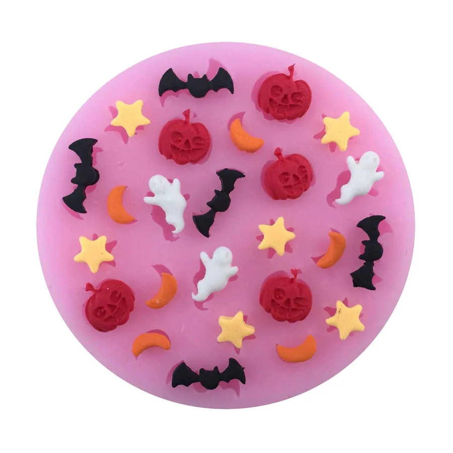 1PCS Halloween Shape Silicone Mold, For Fondant Cake Mold, Bakware