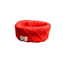 Теплый шарф для мальчиков и девочек; детский хлопковый шарф с круглым кольцом; сезон осень-зима; теплый детский шерстяной шарф со стразами