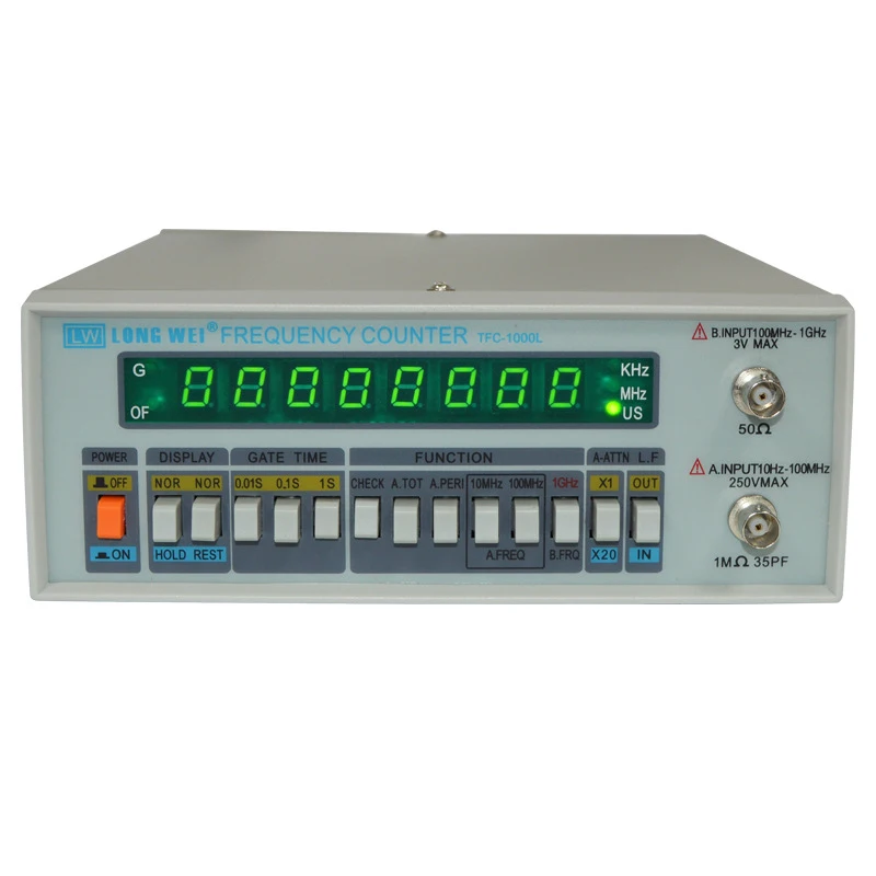 

220V TFC2700L Digital Display High precision frequency meter High Resolution Frequency Counter 10HZ-2.7GHZ Y