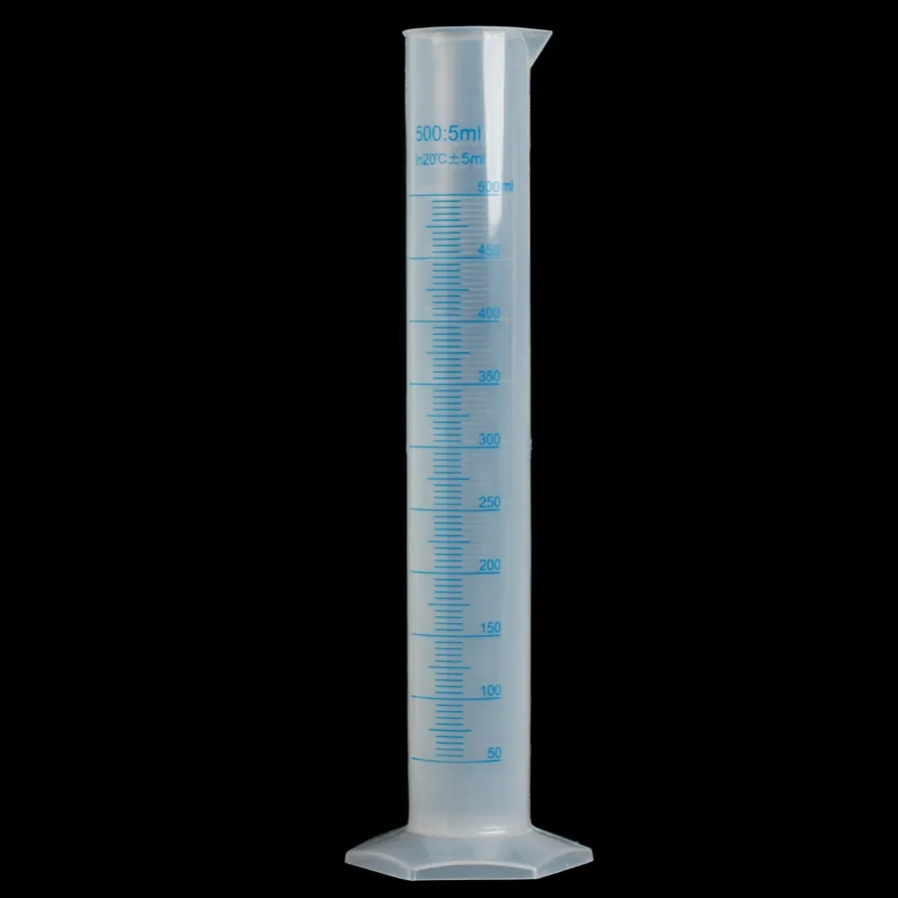 500ML Measuring Cylinder Laboratory Test Graduated Liquid Trial Tube