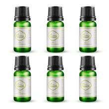 EASEHOLD 10ml 98% Pure and Natural Essential Oil Premium Fragrance Oil Aroma Oil for Stress Relief Humidifier Oil with 6 Kinds