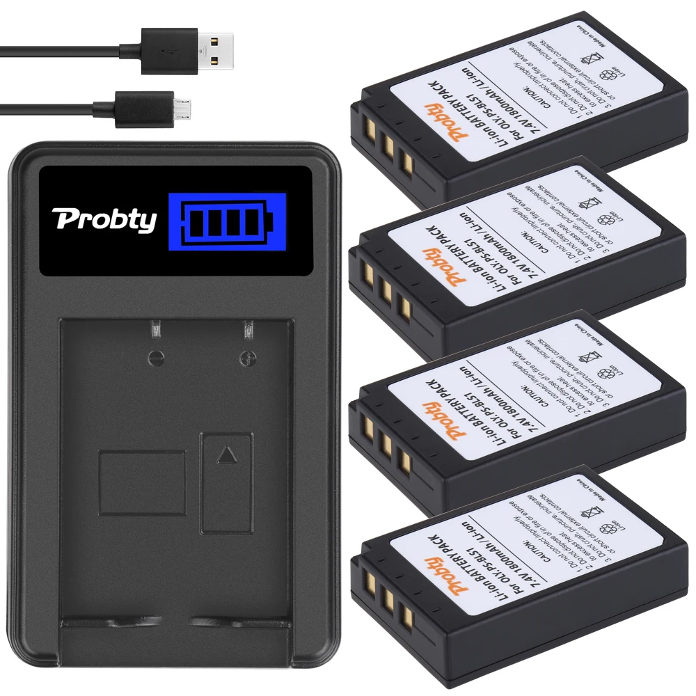 

BLS1 Battery&Charger for OLYMPUS EVOLT E-400 E-410 E-420 E-450 E-620 E-P1