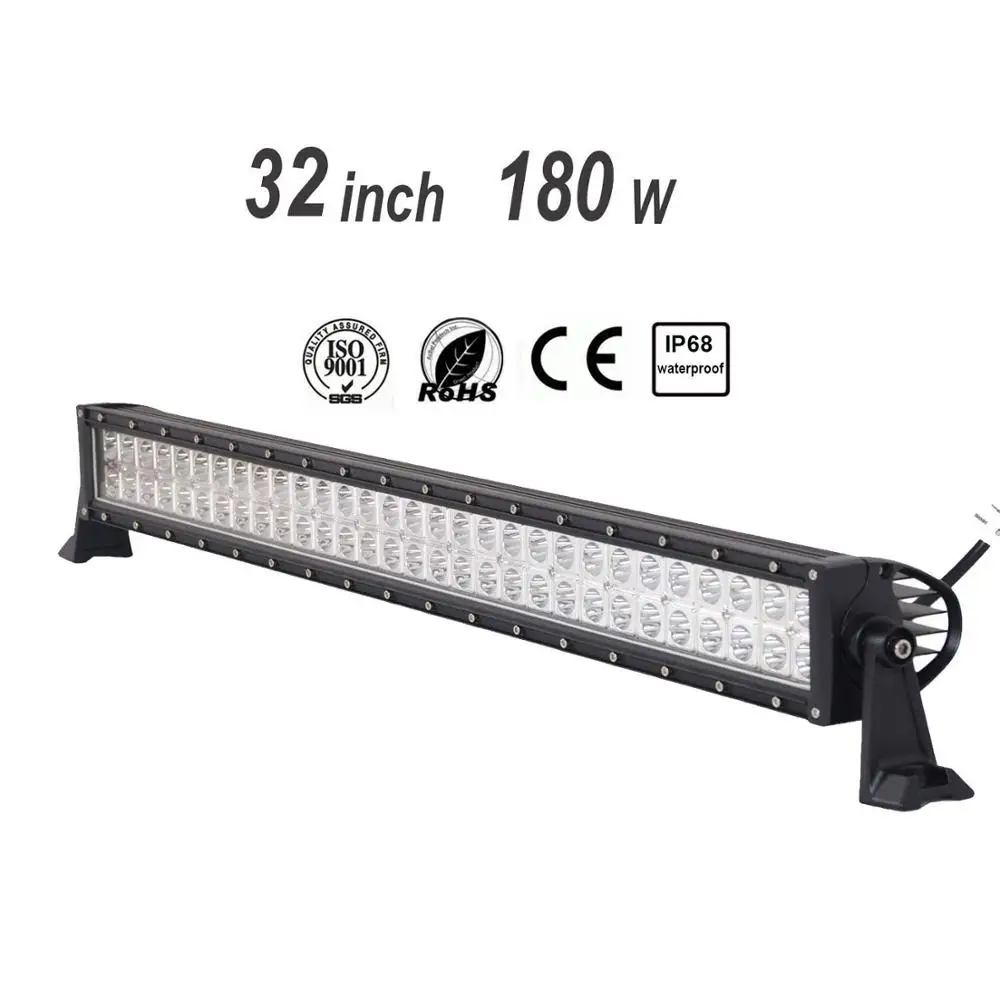 

FREE SHIPPING 32Inch LED Light Bar 180W LED Work Lights Combo LED Driving Lights Off Road Lights Boat Lighting 2 Year Warranty