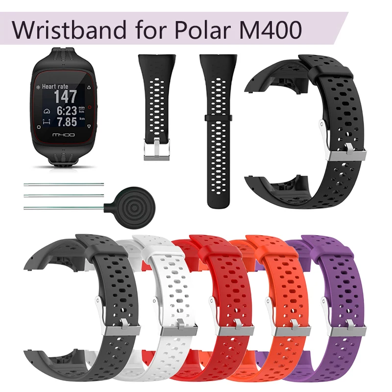Браслет для Polar M400 сменный силиконовый ремень M430 gps работает Смарт часы