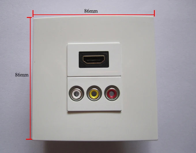 86 style socket HDMI + RCA pic 6