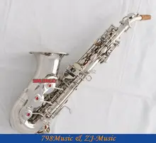 Silver Plated Curved Soprano Saxophone Bb key to High F key
