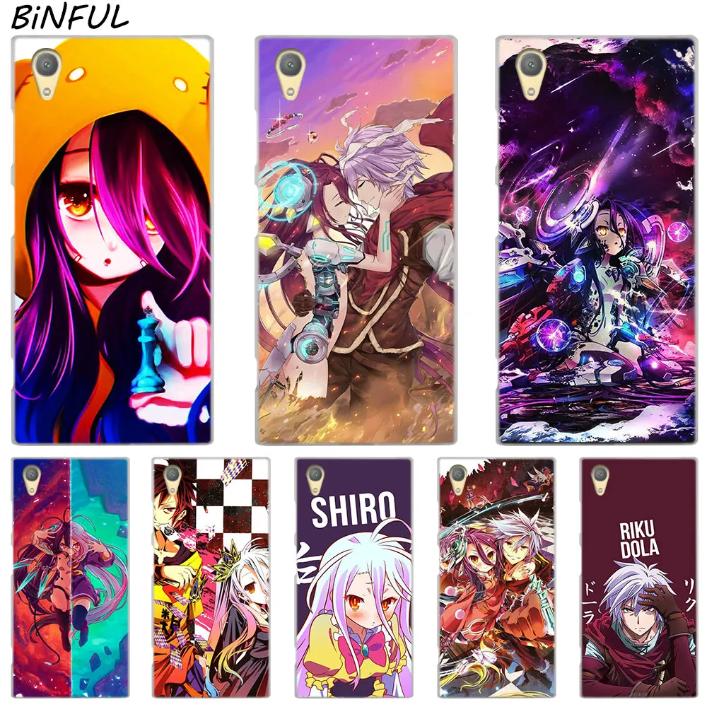 

Game NO life Anime Clear Cover Case for Sony Xperia Z3 Z5 Premium M4 Aqua M5 X XA XA1 C4 C5 E4 E5 XZ XZ2 Compact Plus