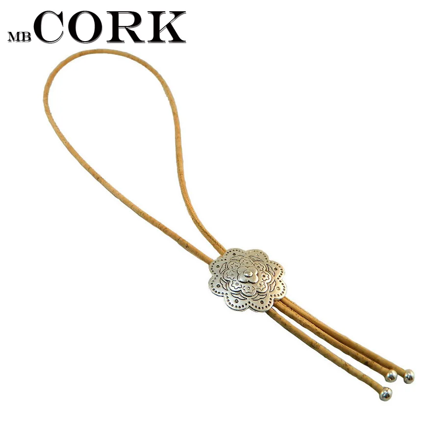 Europe Shipping Portugal Cork necklace jewelry made of wood, Natural