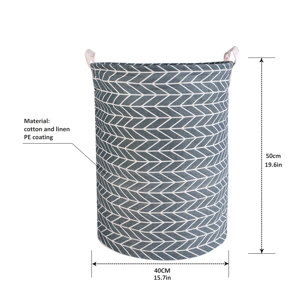 Складная корзина для белья, сумка для хранения одежды, корзина для грязного белья, большие детские игрушки, органайзер для дома, контейнер для хранения мелочей - Цвет: G218300C