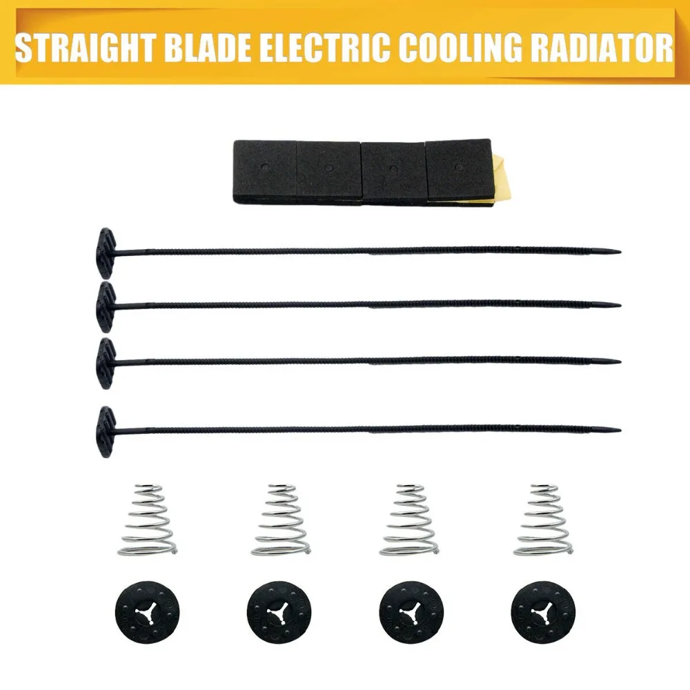

Universal Car Electric Radiator Cooling Cooler Fan Mount Fitting Kit Line