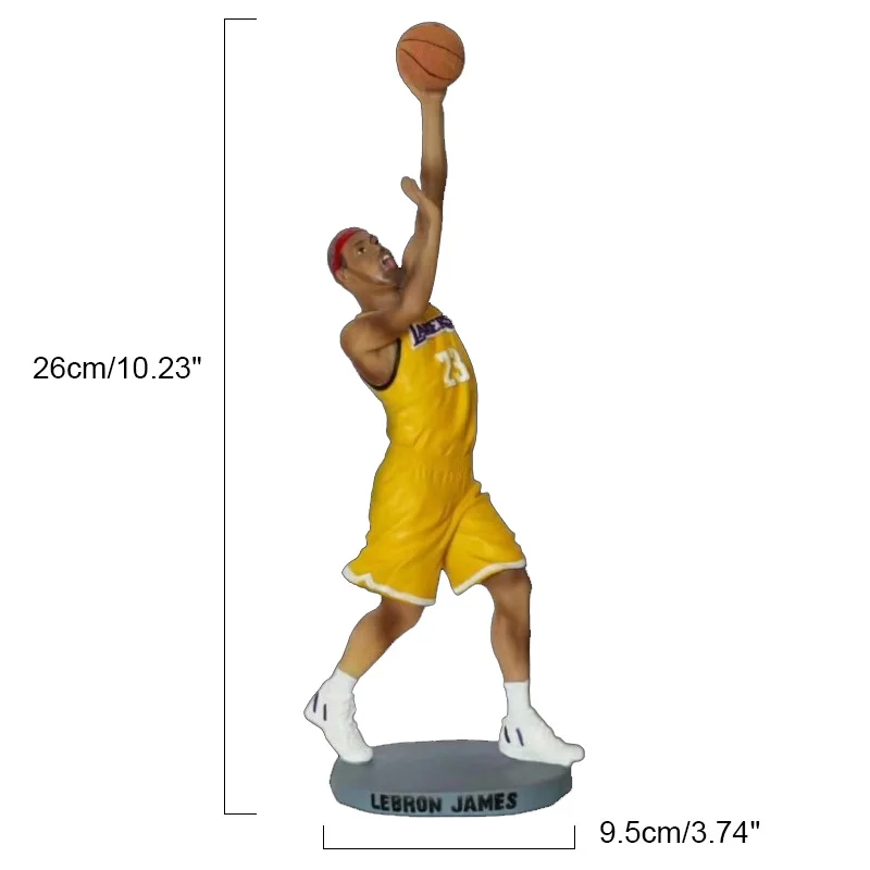 Lebron James Action Figure Nba Basketball Player Lakers Gift Toy Sport New