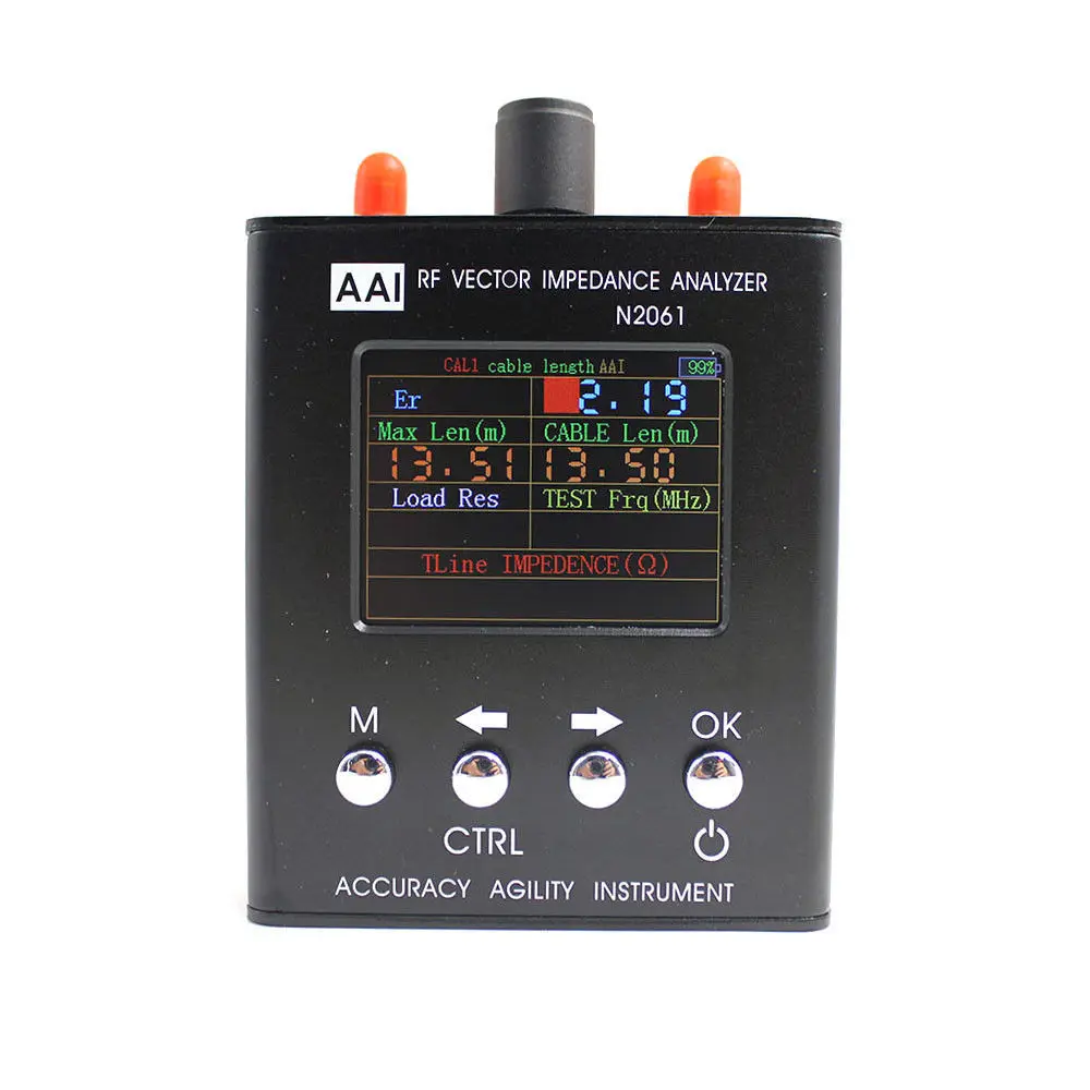 

N2061SA Short Wave HF Antenna Analyzer Frequency 1.1MHz~1300MHz resistance/impedance/SWR/s11 (Upgraded version for N1201SA)