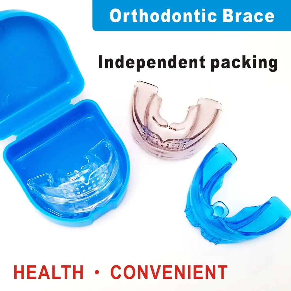 Invisible Orthodontic Braces Dental Mouthguard Straighten Teeth Tray Orthotics Retainer Crowded Irregular Teeth Corrector