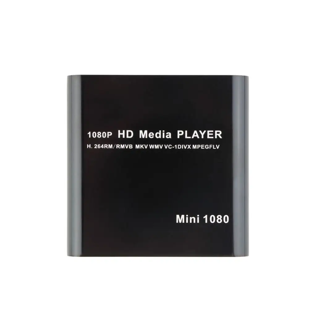 1 комплект 1080P Мини медиаплеер MKV/H.264/RMVB Full HD с хост-кард-ридером