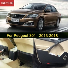 Автомобильные тормозные колодки спереди и сзади двери сиденья анти-kick коврик автомобиля-Средства для укладки волос peugeot 301 2013