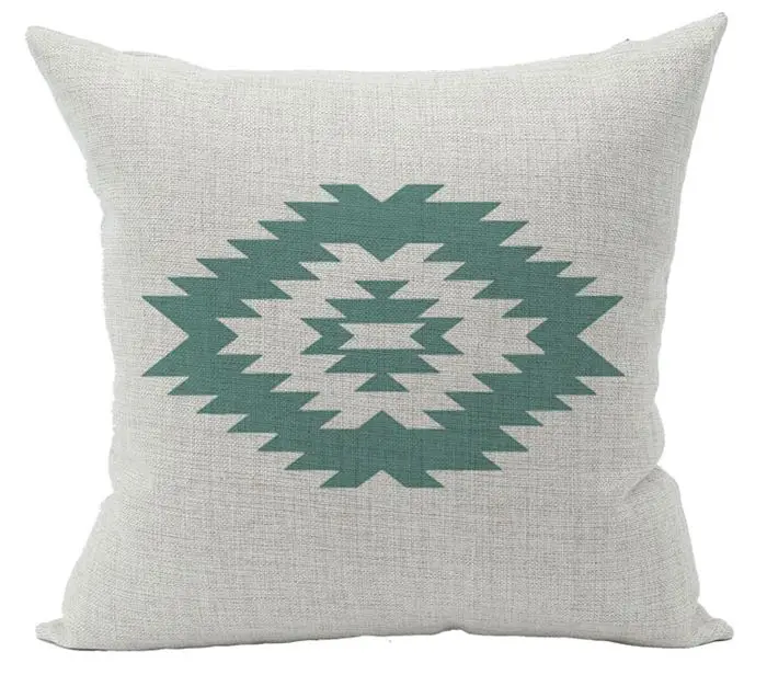 Kilim Cushions Home Decor Ethnic Decorative Pillows Case Boho Moroccan Linen Pillow Cover For Sofa 45x45cm - Color: 12