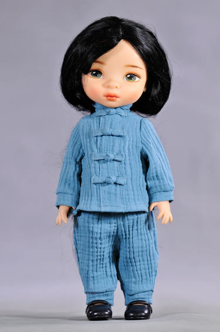 free shipping One Set doll clothes and accessories Cotton suit baby dolls 7 colours bjd Toy