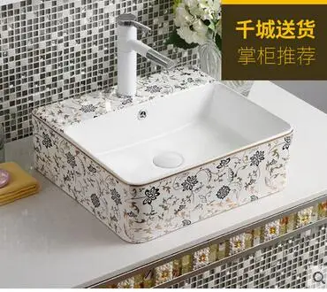 

Square table basin Ceramic bathroom sinks art basin sink the pool that wash a face