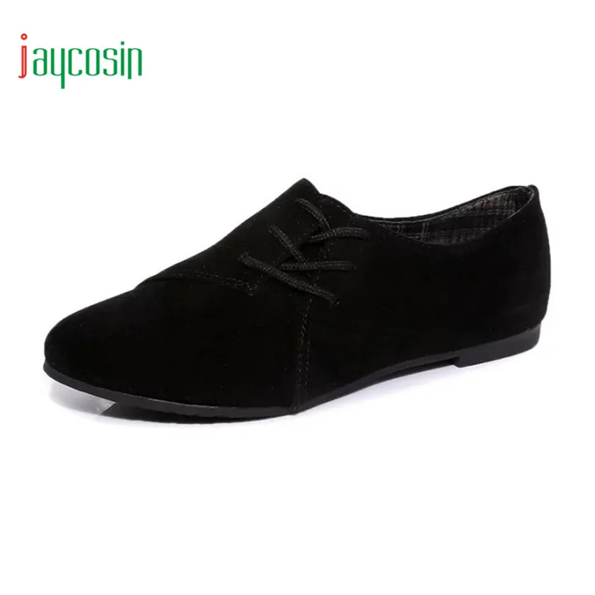 

High quality Women Lace Up Flat Shoes Head Shoes Low To Help Flat Bottom Casual Shoes